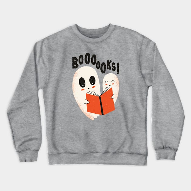 Ghosts Readings Books Crewneck Sweatshirt by Ghost Of A Chance 